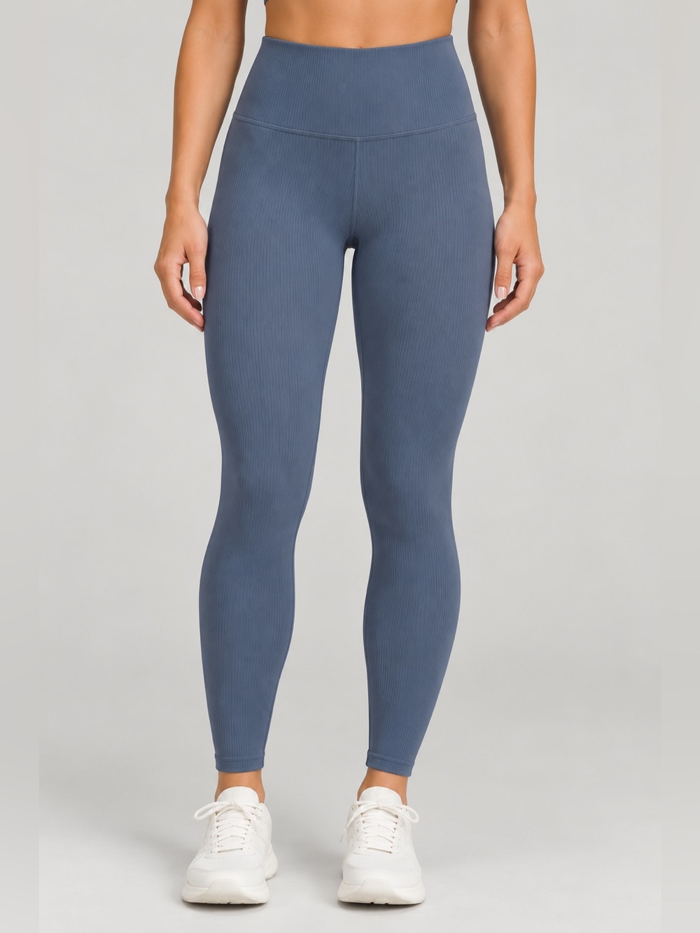 NWT lululemon Align Ribbed High-Rise Pant 28” Oil Blue Size 10